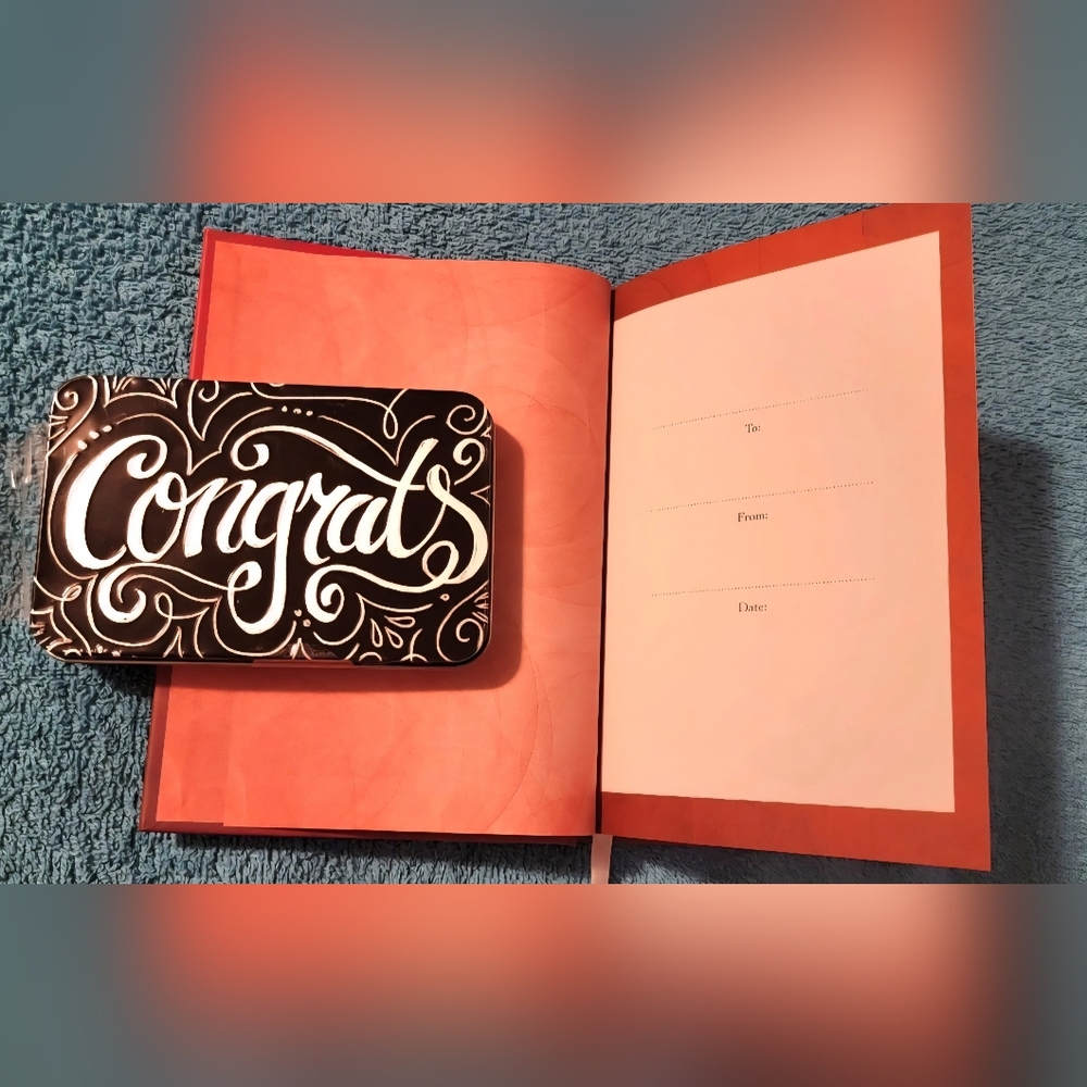 Book for Graduates Hardcover + Congrats Gift Card Tin NEW